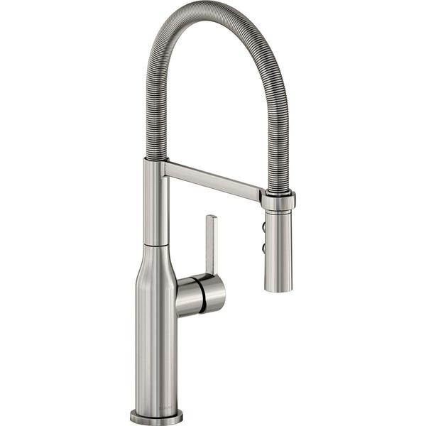 Elkay Avado Single Hole Kitchen Faucet, Lustrous Steel LKAV1061LS